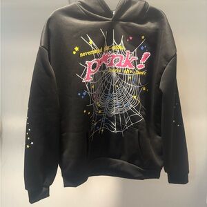 Black spider hoodie
